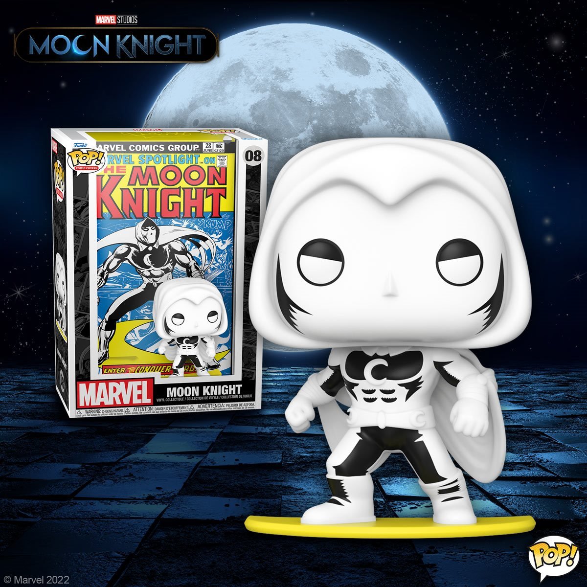Moon Knight Funko Pop! Comic Cover Figure: In Stock
